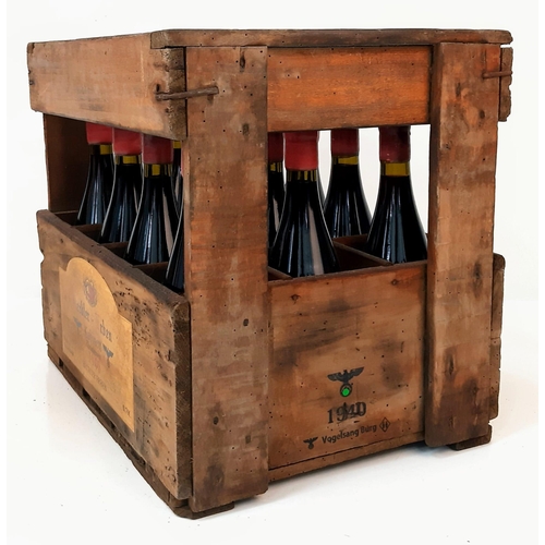 151 - Case of 12 Movie Prop Bottles of Wine. Ideal for display or re-enactors diorama etc. Bottles contain... 