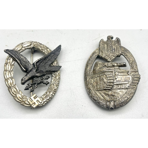 384 - 5 x Reproduction Nazi Badges.