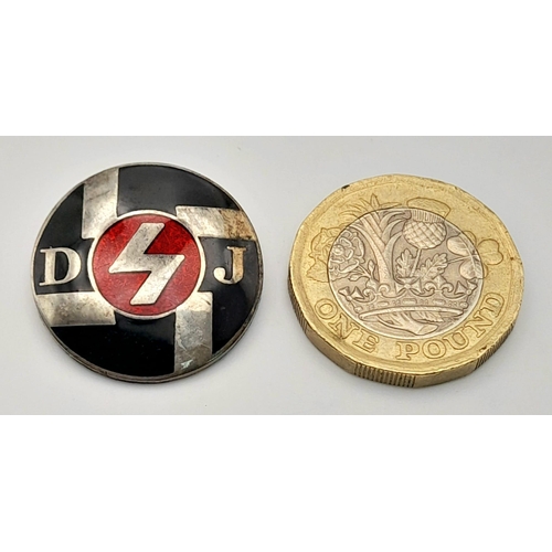 552 - 3rd Reich Deutsches Jungvolk Badge. For children 10 to 14 years old.