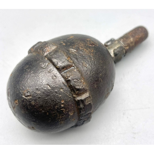 787 - INERT WW1 German Cutaway 1917 Model Eierhand Granate – Egg Grenade. No International Shipping is ava... 