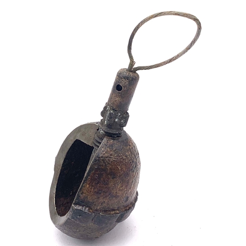 849 - INERT WW1 Imperial German Cutaway Model 19 Eierhandgrenate (Egg Grenade) No International Shipping i... 