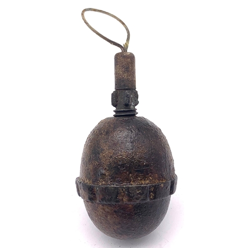 849 - INERT WW1 Imperial German Cutaway Model 19 Eierhandgrenate (Egg Grenade) No International Shipping i... 