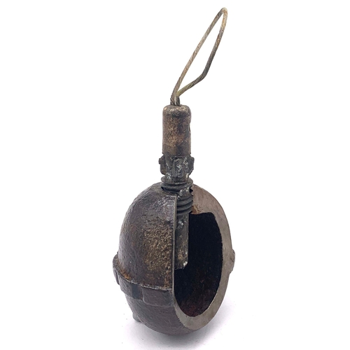 849 - INERT WW1 Imperial German Cutaway Model 19 Eierhandgrenate (Egg Grenade) No International Shipping i... 