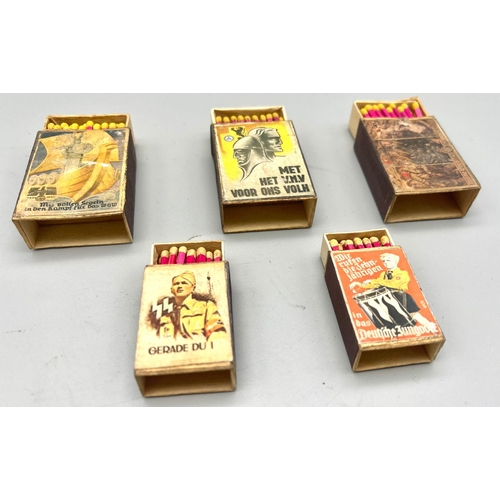 890 - WW2 German Fund-Raising Matches sold in Belgium to raise funds for the 3rd Reich.