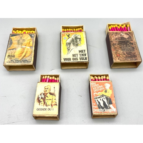 890 - WW2 German Fund-Raising Matches sold in Belgium to raise funds for the 3rd Reich.