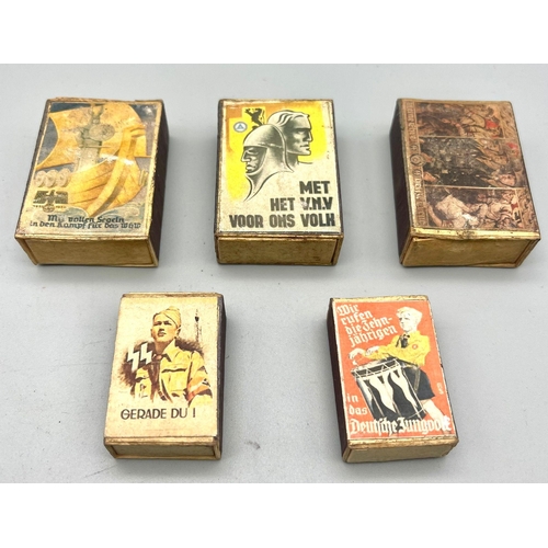 890 - WW2 German Fund-Raising Matches sold in Belgium to raise funds for the 3rd Reich.