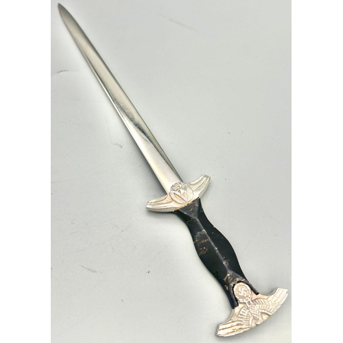 947 - WW2 German Miniture S.A. Sword Letter Opener.