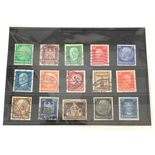 983 - 5 x 15 3rd Reich Postage Stamps.