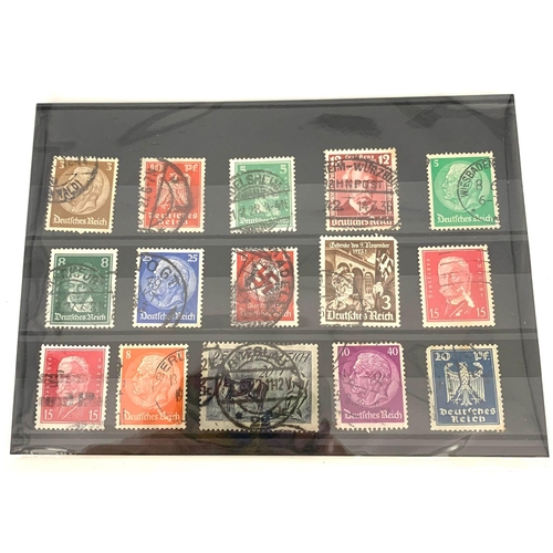 983 - 5 x 15 3rd Reich Postage Stamps.