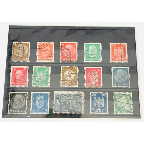 983 - 5 x 15 3rd Reich Postage Stamps.