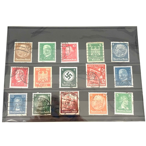 983 - 5 x 15 3rd Reich Postage Stamps.