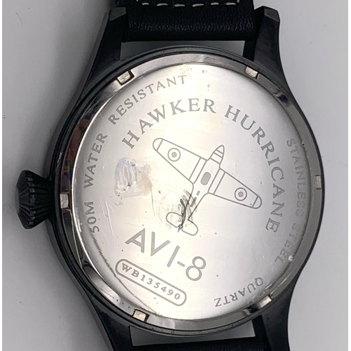 297 - Ex Display Limited Edition Hawker Hurricane Watch by AVI-8. 52mm including crown. 1 Year Battery Gua... 