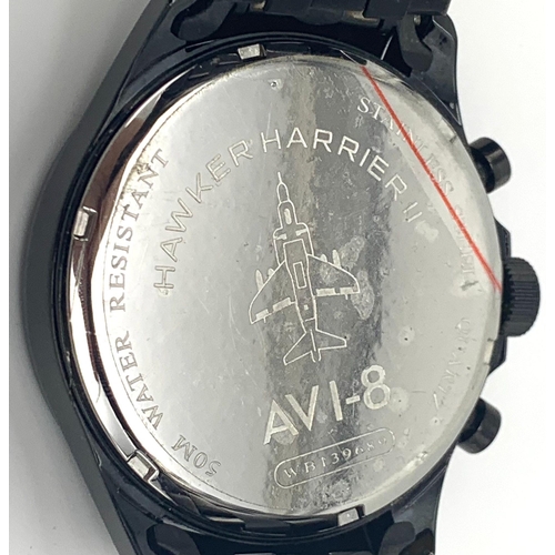 318 - Ex Display Limited Edition Hawker Harrier Mk II Watch by AVI-8. 48mm including crown. 1 Year Battery... 