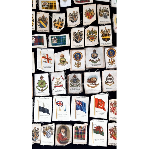 618 - An Amazing Vintage and Antique Collection of 81 Silks - From different cigarette manufacturers. Flag... 