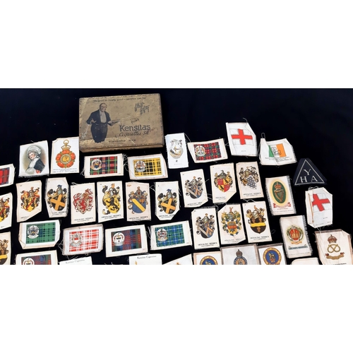 618 - An Amazing Vintage and Antique Collection of 81 Silks - From different cigarette manufacturers. Flag... 