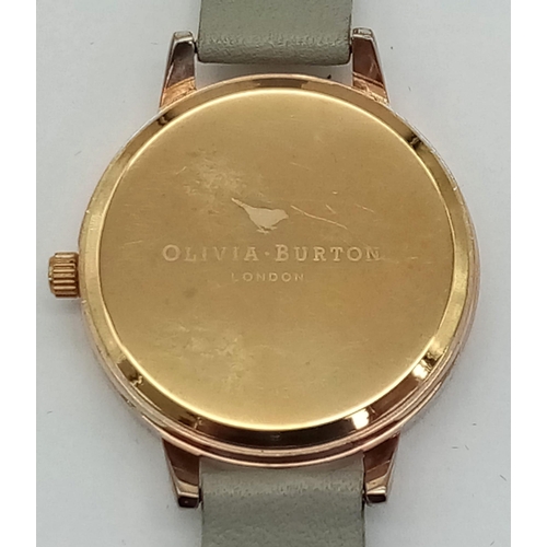 992 - Olivia Burton Leather strap quartz watch with box