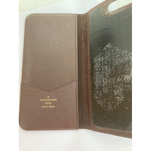 441 - Genuine LOUIS VUITTON FOLIO  iPhone case Suitable for iPhone 7 Plus or similar. Very little sign of ... 