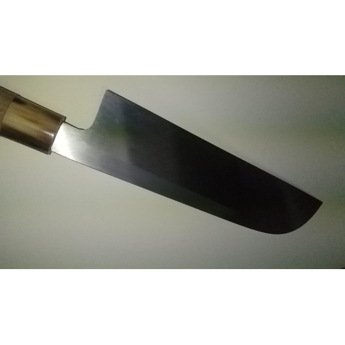 598 - Vintage Highest Quality TOP Ranked Japanese Chef knife maker signed. SAKAI TAKAYUKI. Buffalo Horn & ... 