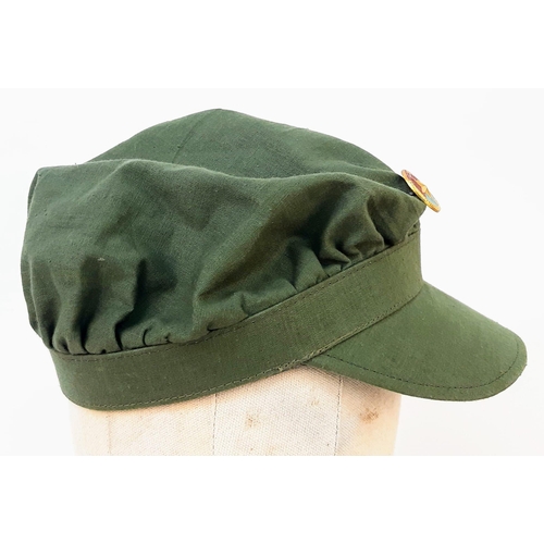 852 - Vietnam War Era Vietcong O-D Cap.