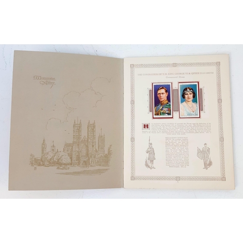 1024 - Two Rare John Player Cigarette Card Booklets of The Coronation of George VI and Queen Elizabeth. One... 