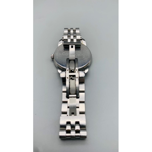 671 - CALVIN KLEIN CK STEEL BRACELET WATCH K5S31146. FULL WORKING ORDER EXCELLENT CONDITION. 42MM