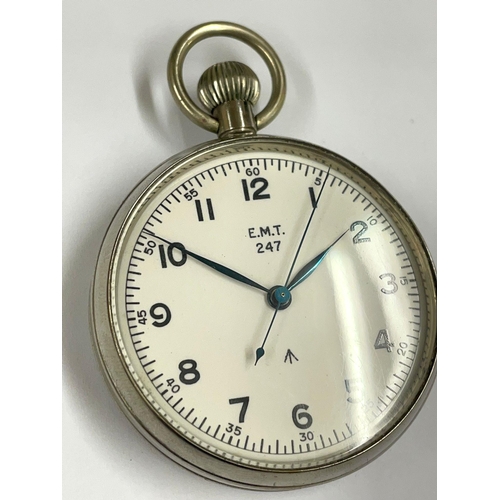 1 - WW2 Military HS-3 Royal Navy Tissot Deck Watch / Pocket Watch (Working). These deck watches were pro... 