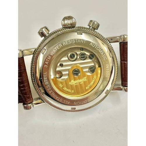 247 - Ingersoll Automatic Calendar watch 42mm case . Working