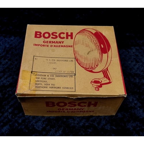 281 - A Bosch chrome driving lamp. 1960, NOS (new old stock). For VW,Beetle,Bus,Porsche 356 & Mercedes W10... 