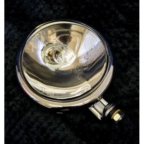 281 - A Bosch chrome driving lamp. 1960, NOS (new old stock). For VW,Beetle,Bus,Porsche 356 & Mercedes W10... 