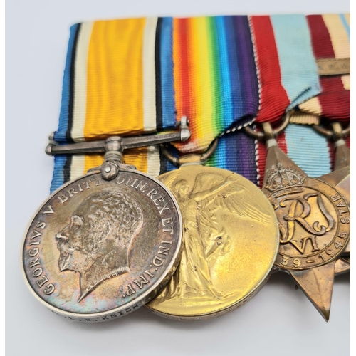 57 - Group of nine medals awarded to Private and later Warrant Officer Class 2 Leonard Wilfred Knight who... 