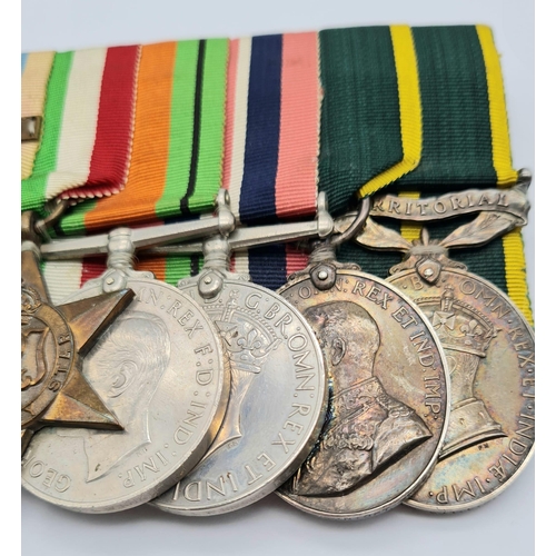 57 - Group of nine medals awarded to Private and later Warrant Officer Class 2 Leonard Wilfred Knight who... 