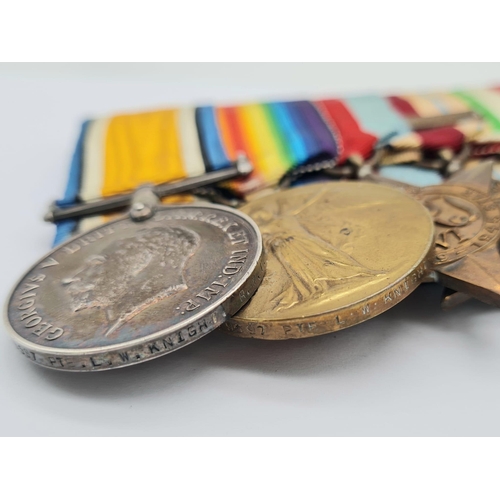 57 - Group of nine medals awarded to Private and later Warrant Officer Class 2 Leonard Wilfred Knight who... 