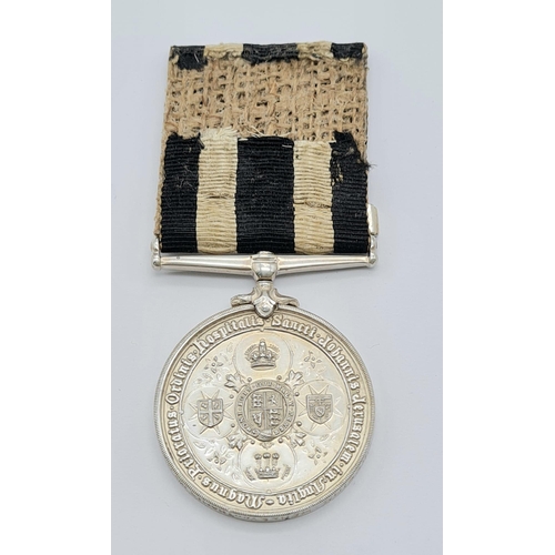 92 - A St John’s Ambulance Brigade Service Medal in silver with additional 5 years’ service clasp named t... 