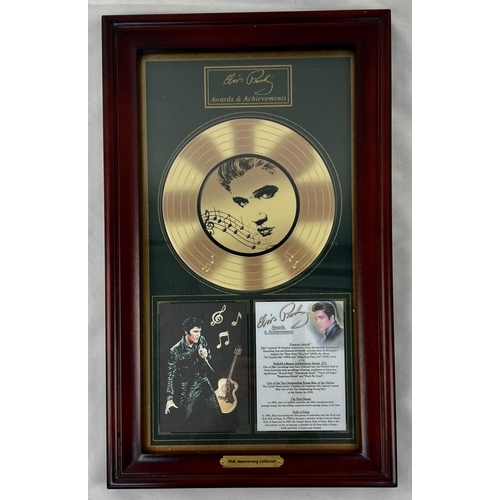 1566 - A Bradford Exchange Elvis Presley 75th Anniversary Limited Edition Tribute Collection. Framed - 44 x... 