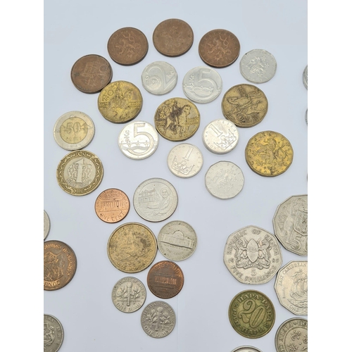 1248 - A parcel of various coins from around the world.