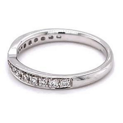 310 - 18k white gold half eternity Diamond ring, 0.19ct diamonds approx, size K, brand new condition
ref 1... 