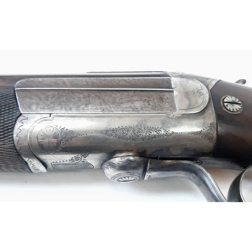 16 - A 8 bore shotgun by renown Liverpool gunmaker L&G Higham, 36