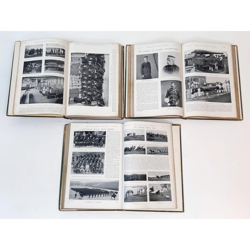 256 - Three Original Hardback Copies of: The Navy and Army Illustrated. Volumes 2, 3 and 4. Published by H... 