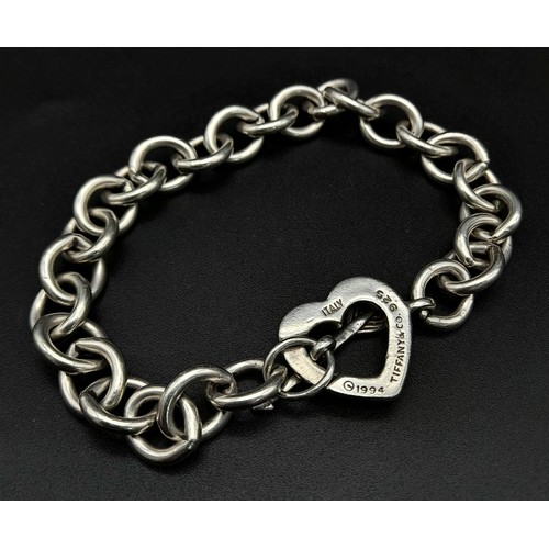 461 - TIFFANY & CO STERLING SILVER BRACELET 35.5G