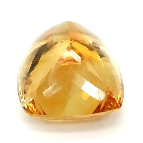 138 - 123Ct Faceted, Natural Brazilian, Citrine, Cushion Shape, Comes with GRS Lab Certified