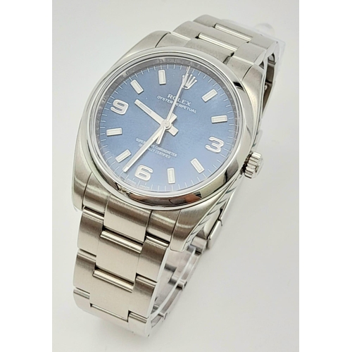 31 - A 2006/7 Recently Serviced and Refurbished Rolex Oyster Perpetual Gents Watch. Refinished stainless ... 