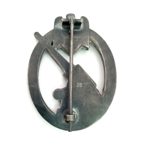 159 - WW2 German Army Flak Badge. Marked “30” on the back.