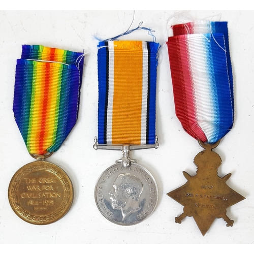 90 - WW1 Medal Trio & Death Plaque to P.G. Tanswell who died during the 2nd Battle of Ypres.