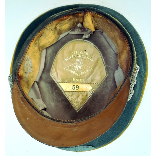 6 - 3rd Reich Heer (Army) Cavalry Officers Visor Cap.