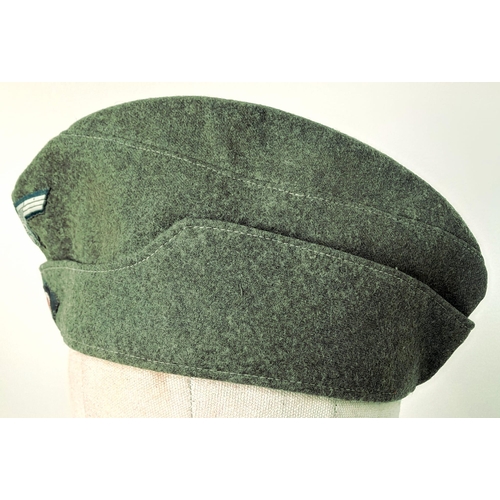 62 - WW2 German Heer (Army) M34 Overseas Side Cap. Good condition for its age.