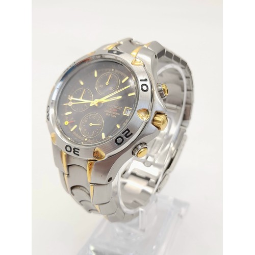 99 - An Accurist Sport Watch, Stainless Steel, Water Resistant 300m, 3 Sub Dials, 38mm. Brand New and Unw... 