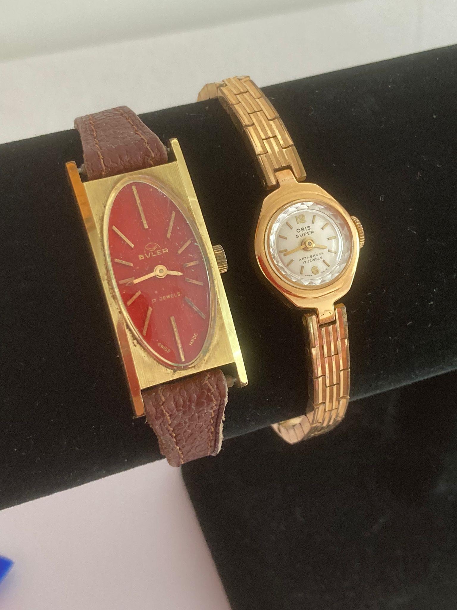 2 x Top quality Ladies vintage 1950 60 s wristwatches. To include