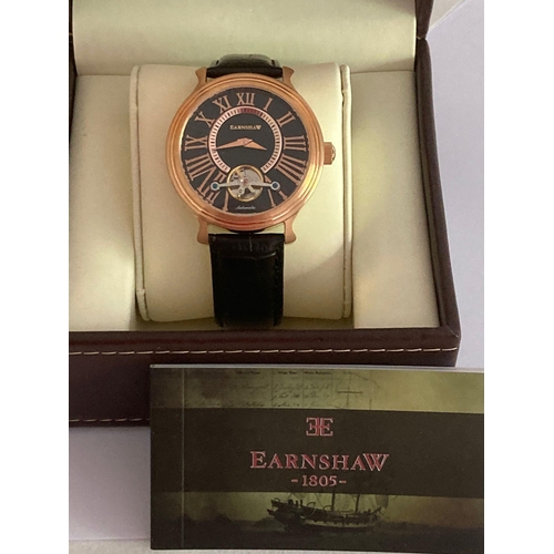 7 - Genuine new THOMAS EARNSHAW AUTOMATIC WRISTWATCH model WB132950. Having working detail to front with... 