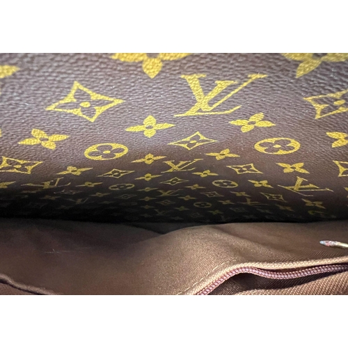 108 - A Louis Vuitton Pegase Trolley Cabin Suitcase. Monogram LV canvas exterior with large open pocket. L... 