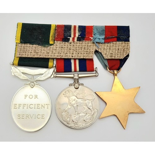 163 - Group of three medals to a Dunkirk POW, Signalman E Goodwin R Signals, consisting of: 1939-45 Star, ... 